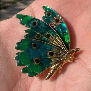 VINTAGE Butterfly Brooch